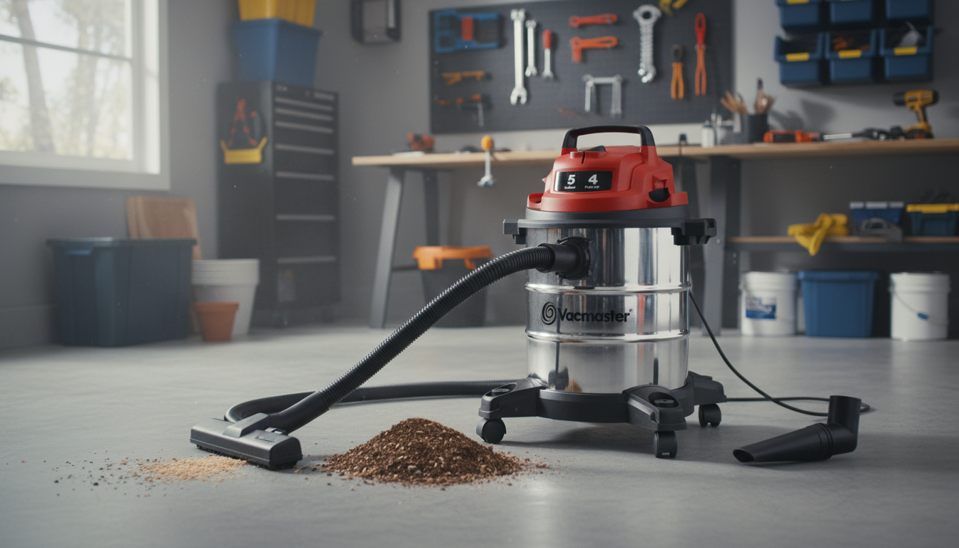 5-Gallon Wet/Dry Vac with Blower: Garage Cleanup Pro