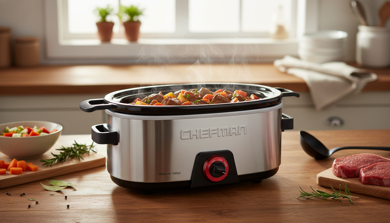 6-Quart Stainless Steel Slow Cooker: Easy Family Meals