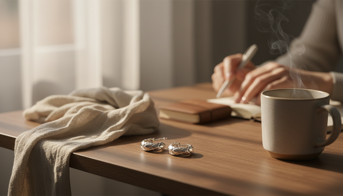 Irregular Round Stainless Steel Drop Earrings: Styling Guide