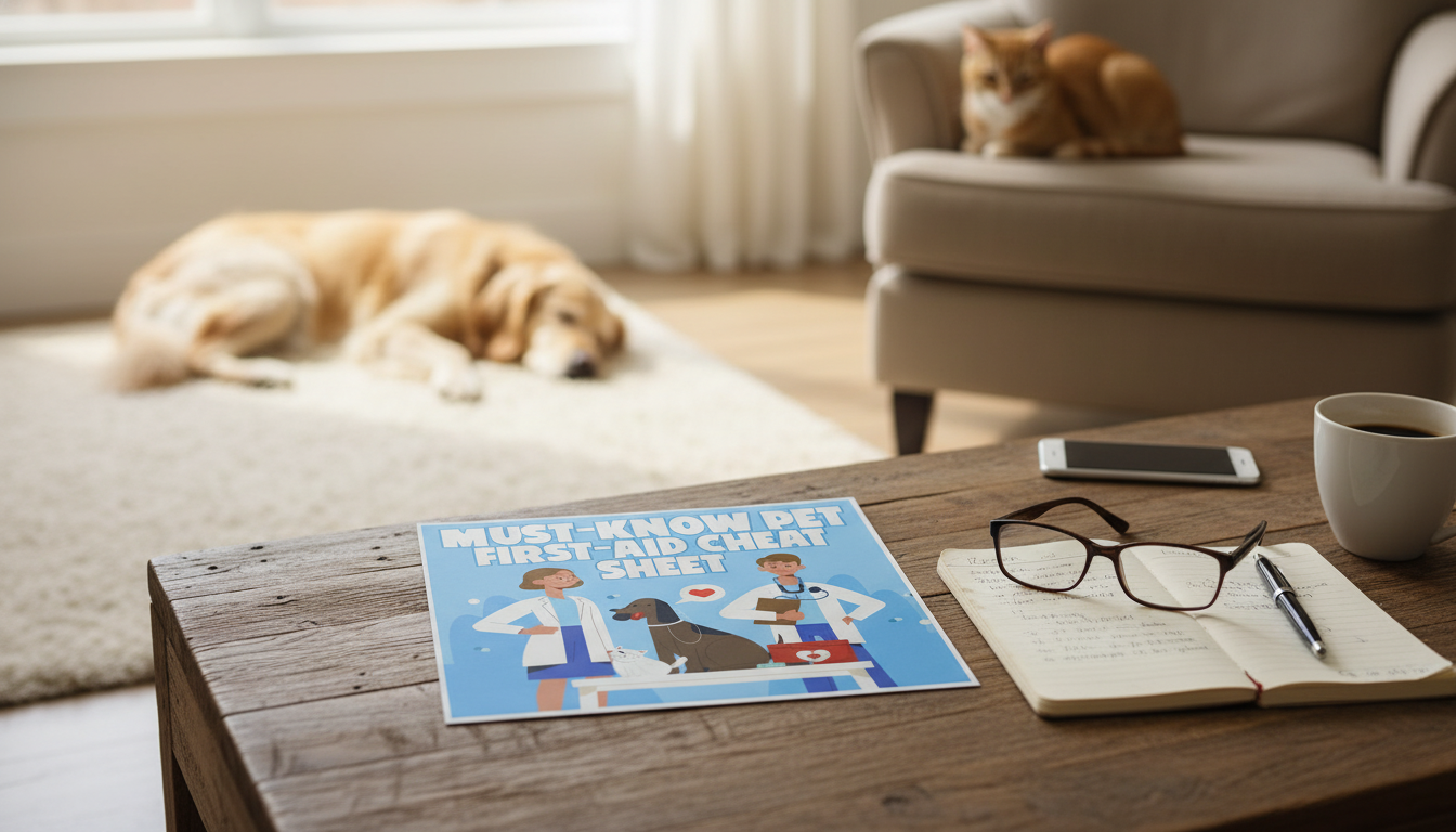 Pet First-Aid Cheat Sheet: Printable Emergency Steps