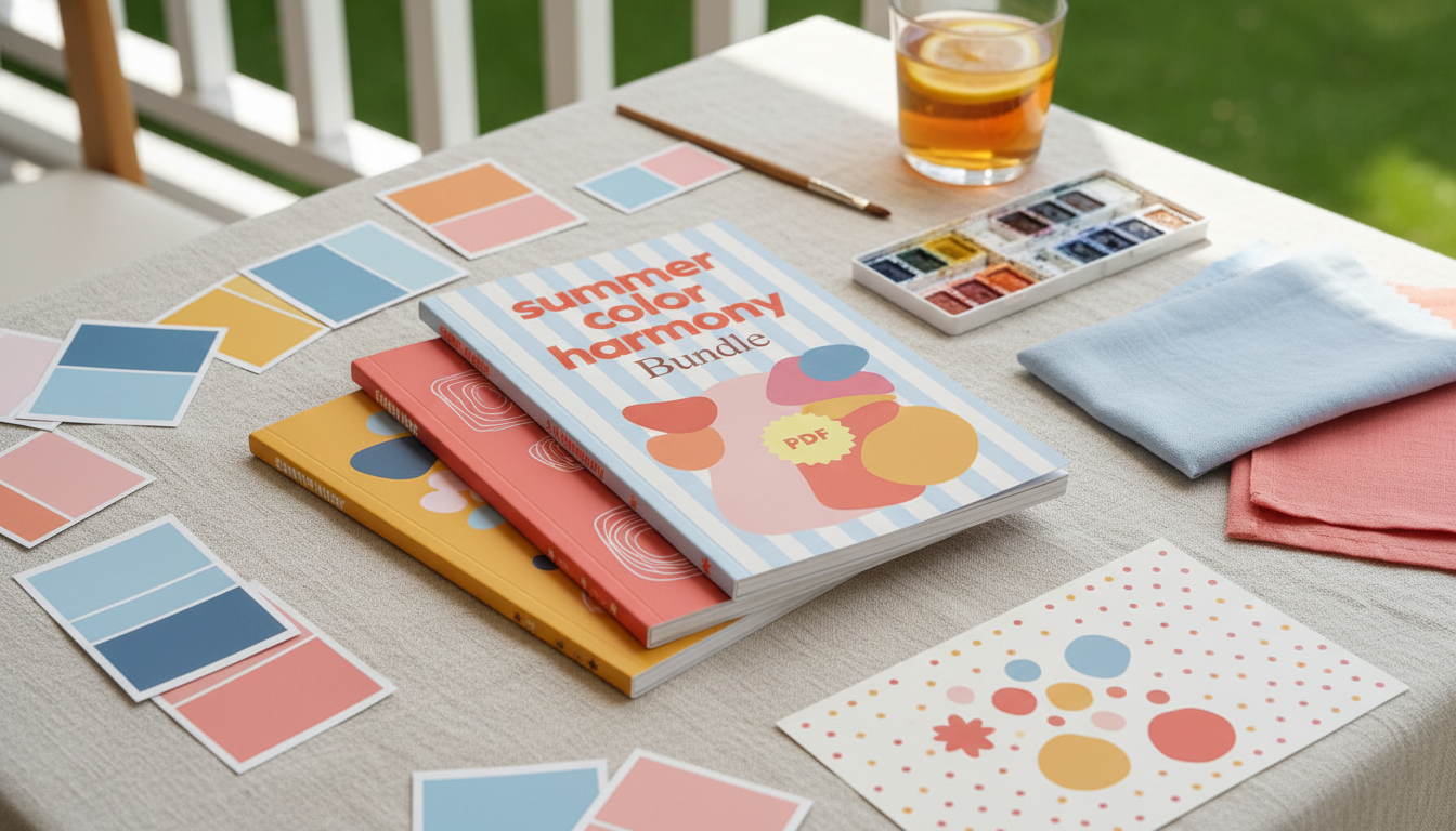 Summer Color Harmony Bundle: Cool Palette Made Easy