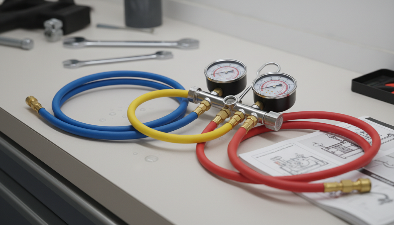 3-Way Manifold Gauge: What the Center Hose Does