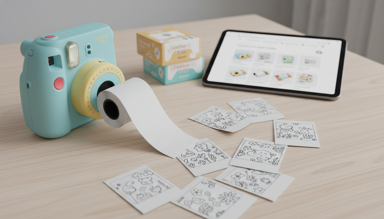 Kids Instant Print Camera Paper: Types & Refill Sources
