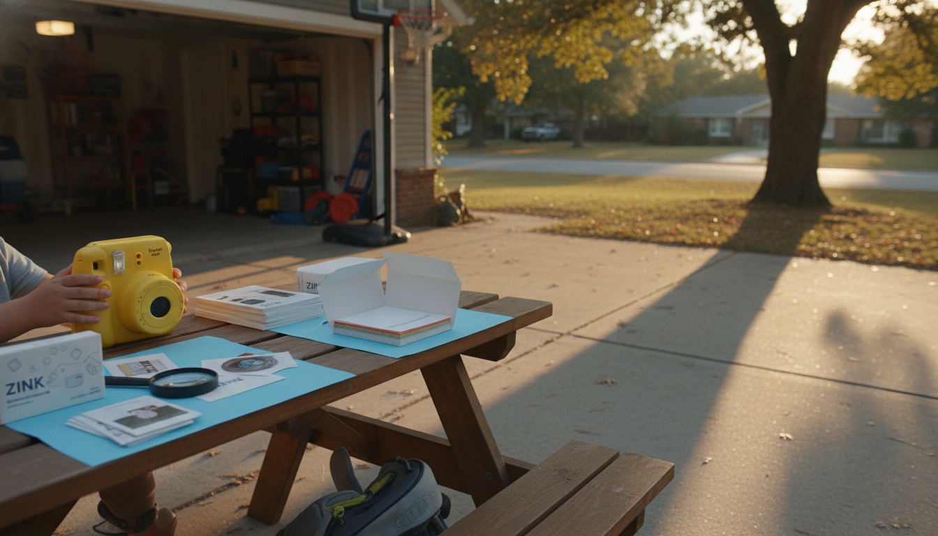How Kids Instant Print Cameras Work Without Ink